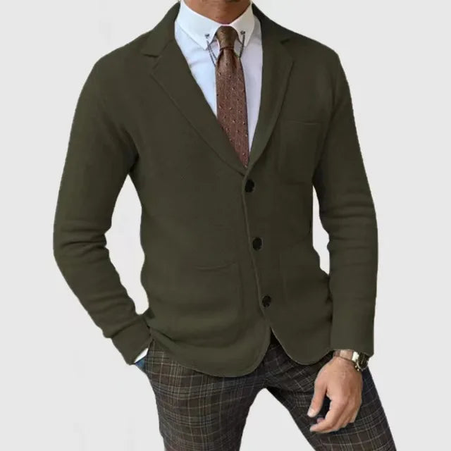 Bernie - Casual slanke Americana casual entallada para hombre con bolsillos