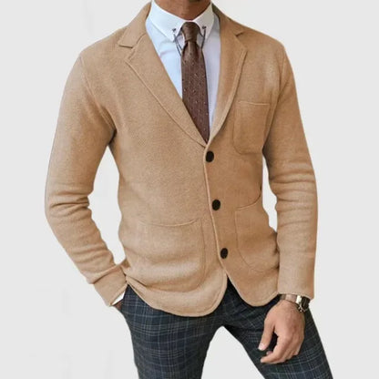 Bernie - Casual slanke Americana casual entallada para hombre con bolsillos