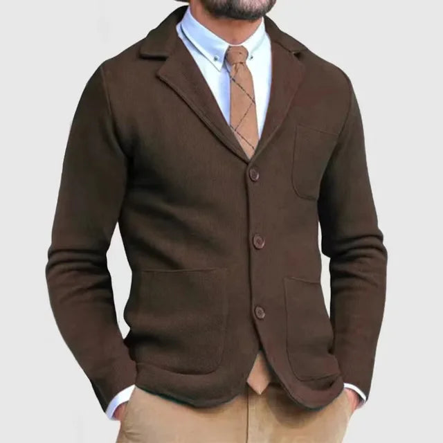 Bernie - Casual slanke Americana casual entallada para hombre con bolsillos