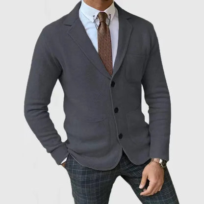 Bernie - Casual slanke Americana casual entallada para hombre con bolsillos