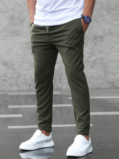 Pantalón para hombre con tejido elástico cómodo – DOUWE