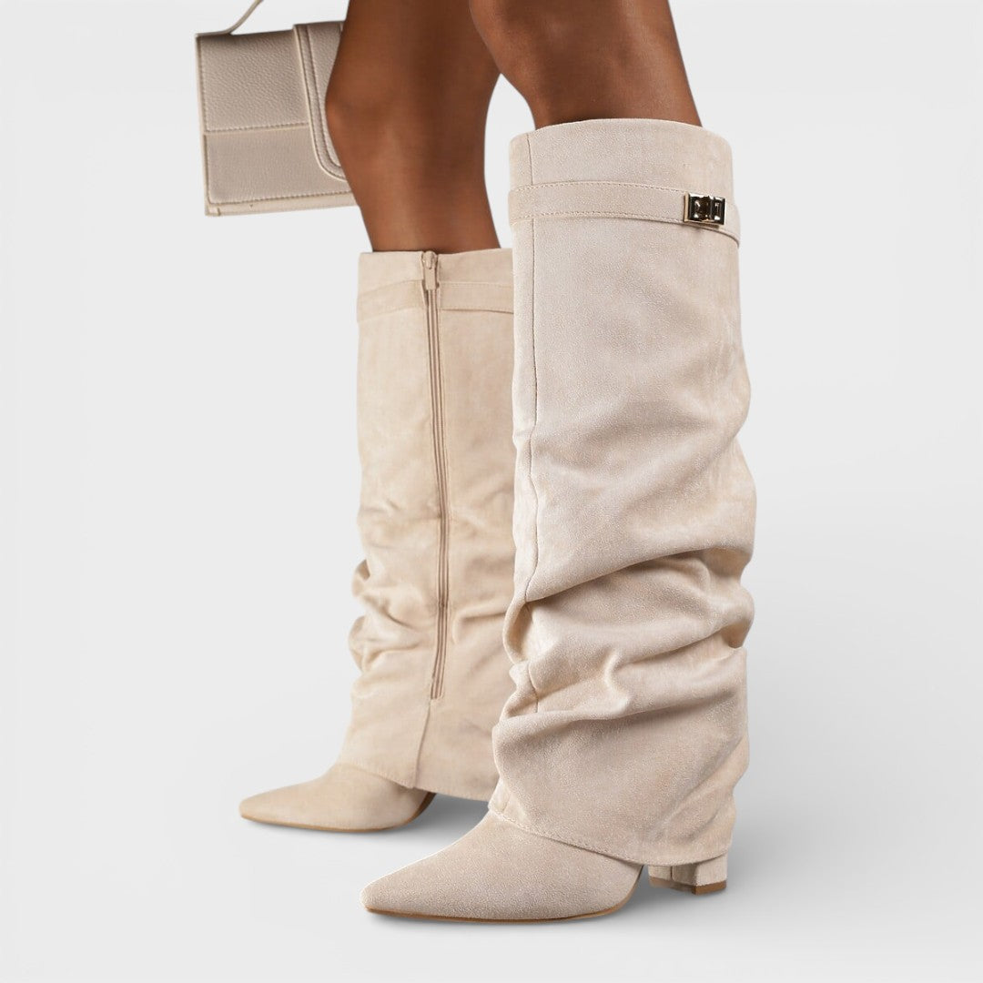 VICTORIA – Botas altas de mujer con puntera fina