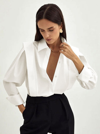 MARINA – Blusa elegante de manga larga para mujer