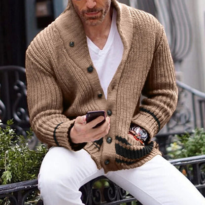 ELIAS - Cárdigan de invierno de punto para hombre