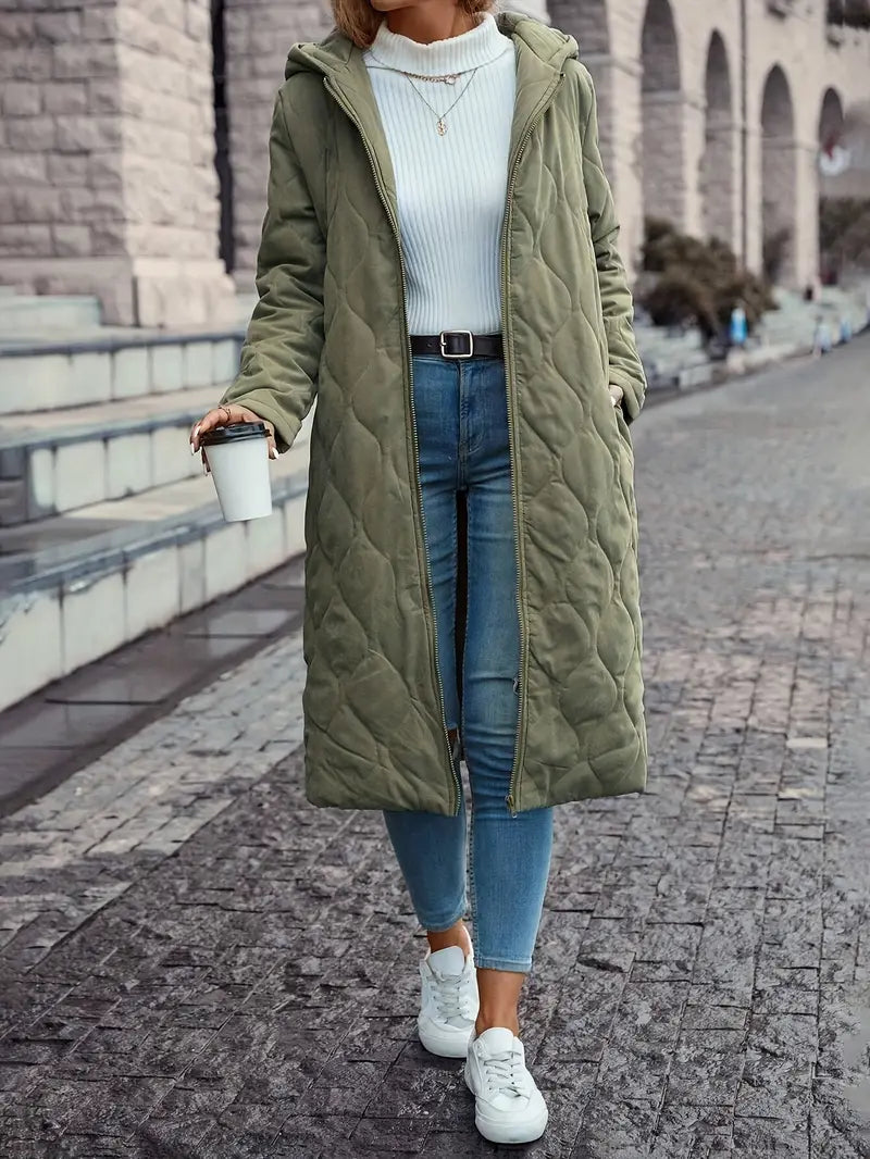 Chaqueta acolchada de algodón para mujer, cálida y ligera – KRISTIN