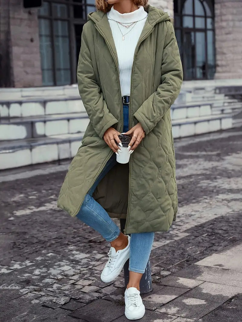 Chaqueta acolchada de algodón para mujer, cálida y ligera – KRISTIN