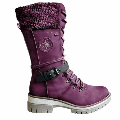 LIEN - Botas cómodas para mujeres con suela antideslizante
