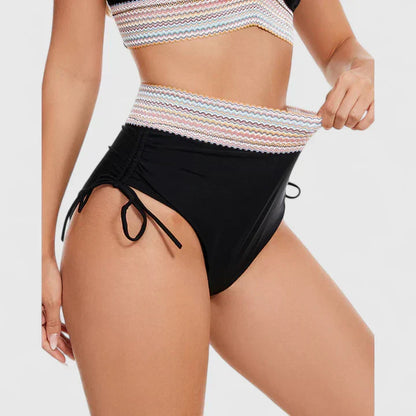 Faye – Bañador con diseño cruzado y alta elasticidad para mujer