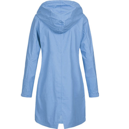 Chaqueta impermeable y transpirable de mujer con diseño elegante – LAURA
