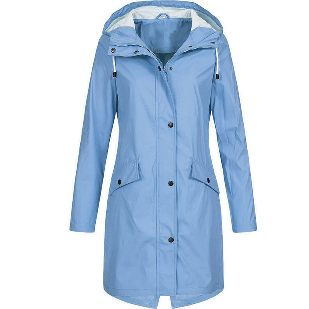 Chaqueta impermeable y transpirable de mujer con diseño elegante – LAURA