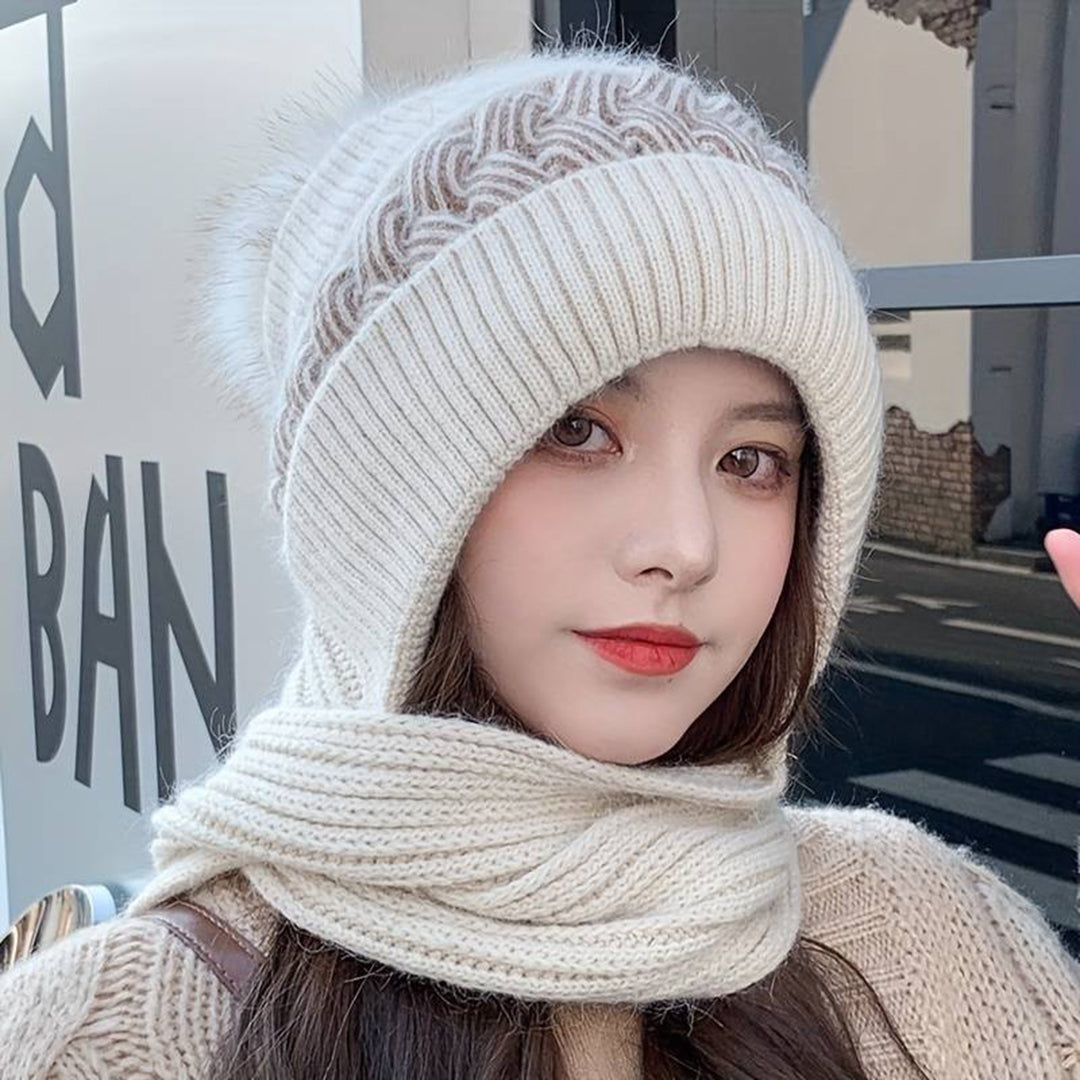 JASMIJN - Set de gorro y bufanda para mujeres