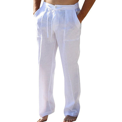 Brando – Pantalón recto ligero con detalle de pliegues para hombre