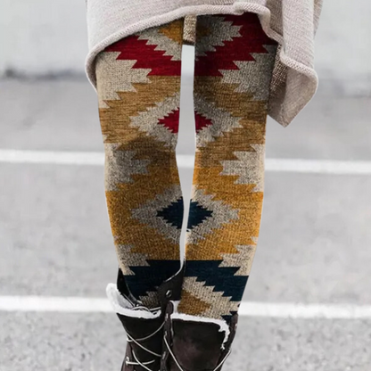 CELINE - Leggings cómodos y elásticos con estampado para mujer