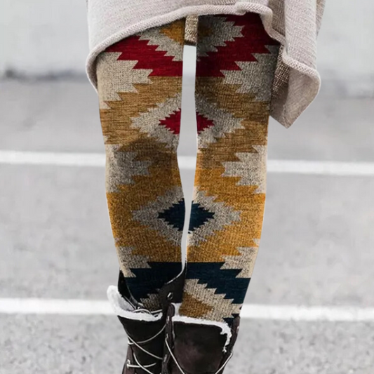 CELINE - Leggings cómodos y elásticos con estampado para mujer