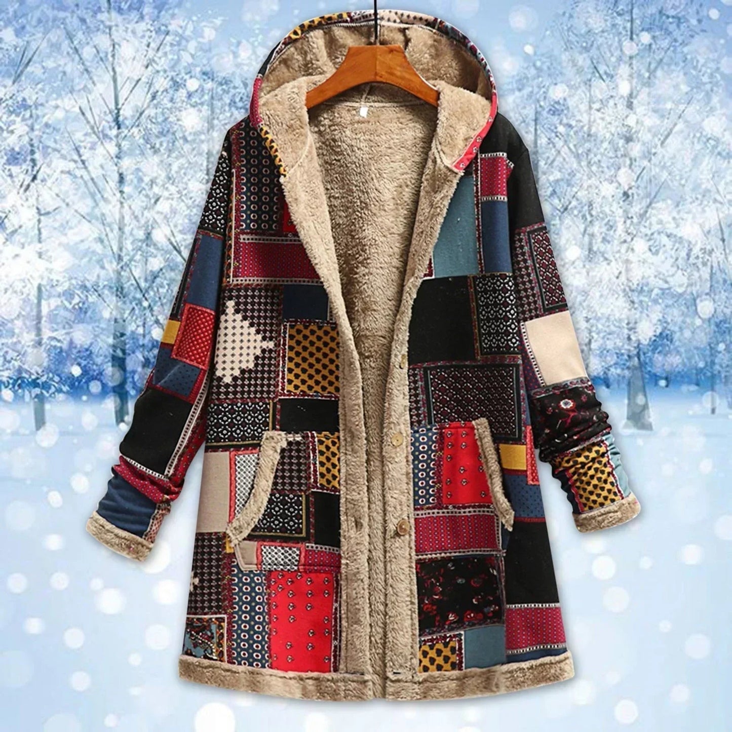 Chaqueta polar cálida y estilosa para mujer – MARIA
