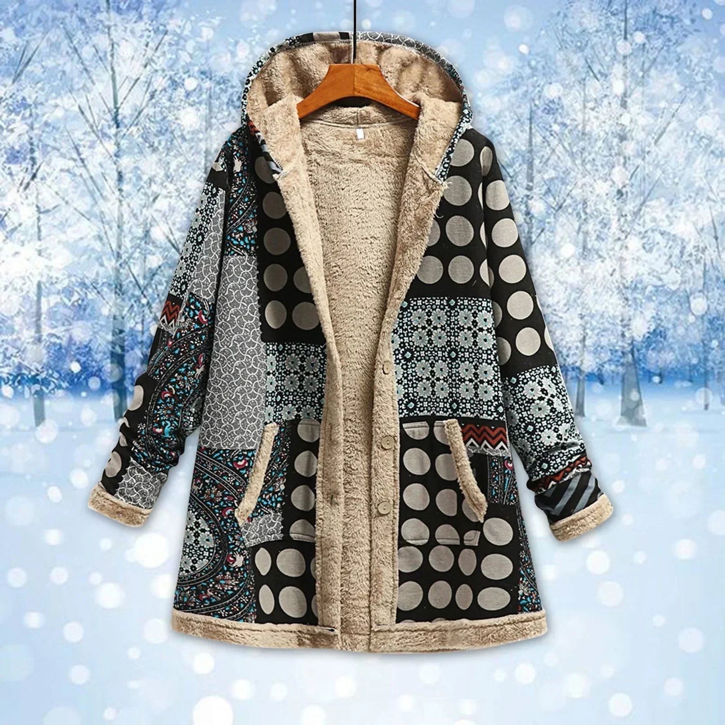 Chaqueta polar cálida y estilosa para mujer – MARIA
