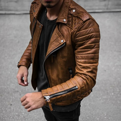 Chaqueta Biker de Hombre Elegante y Cómoda – MARKO