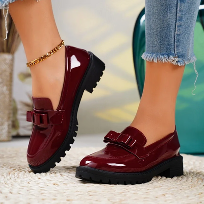 NORA – Mocasines ortopédicos de plataforma y diseño fácil de poner para mujer