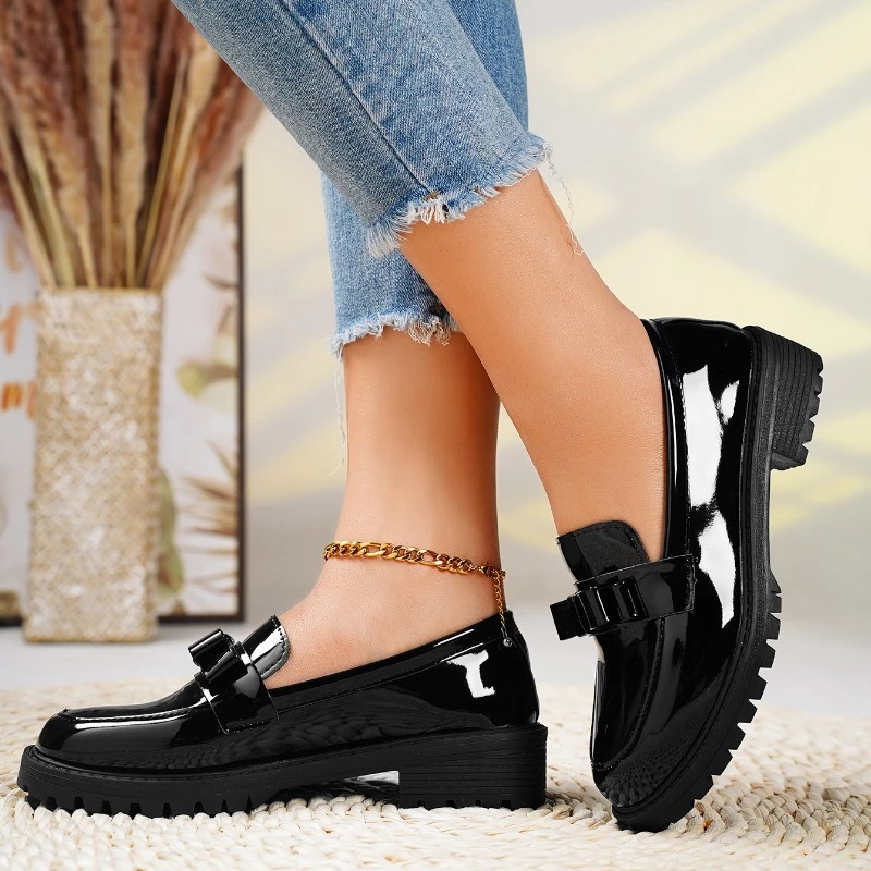 NORA – Mocasines ortopédicos de plataforma y diseño fácil de poner para mujer
