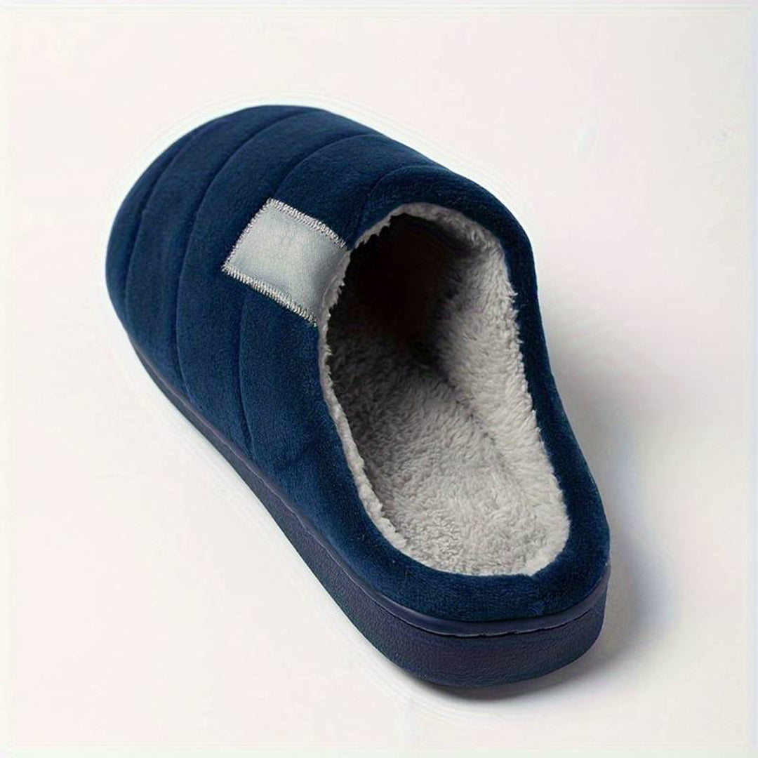 GERALD - Zapatillas de casa cálidas para hombres con empeine bajo