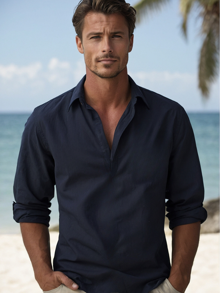 Valoré – Camisa de lino elegante para hombre