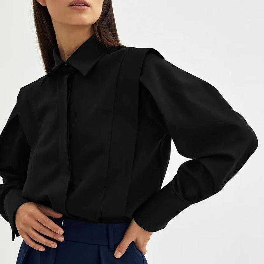 Mirella – Camisa clásica con botones para mujer