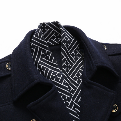 HUGGO - Abrigo clásico de invierno para hombre