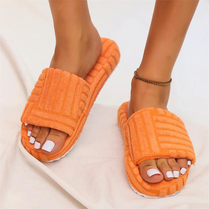 Zapatillas tipo mule para mujer con tira texturizada – ELADIA