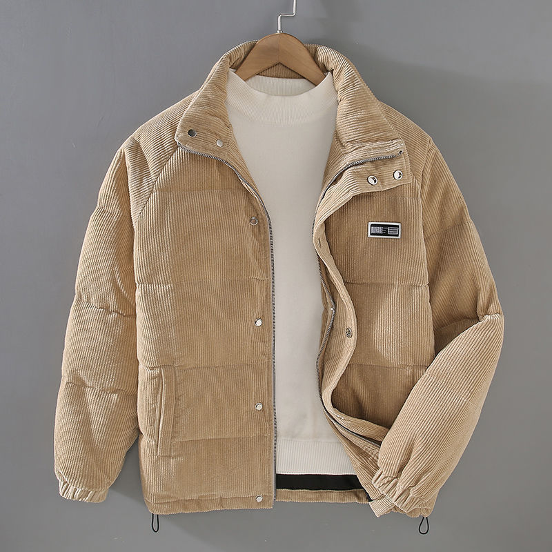 LEANDRO - Chaqueta acolchada con cremallera y bolsillos delanteros para hombre