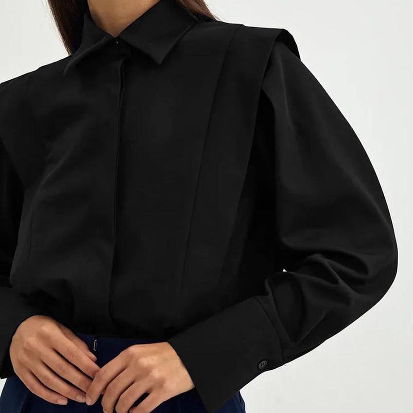 Mirella – Camisa clásica con botones para mujer