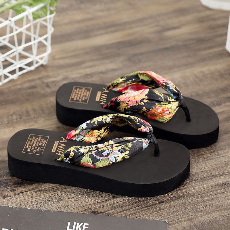 Elena - Sandalias de Mujer con Suela Antideslizante Estampado Floral de Verano 2025