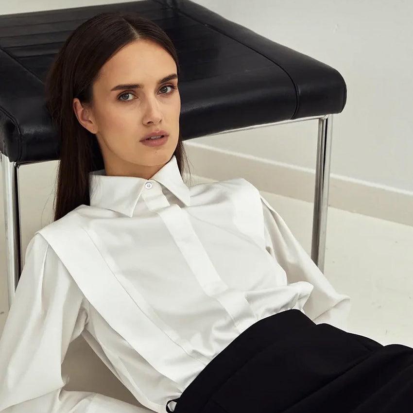 Mirella – Camisa clásica con botones para mujer