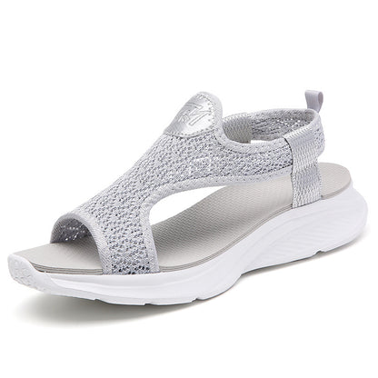 Valeria - Sandalias Planas Mujer Ultra-ligeras para Playa con Suela Suave | Sandalias de Mujer Verano