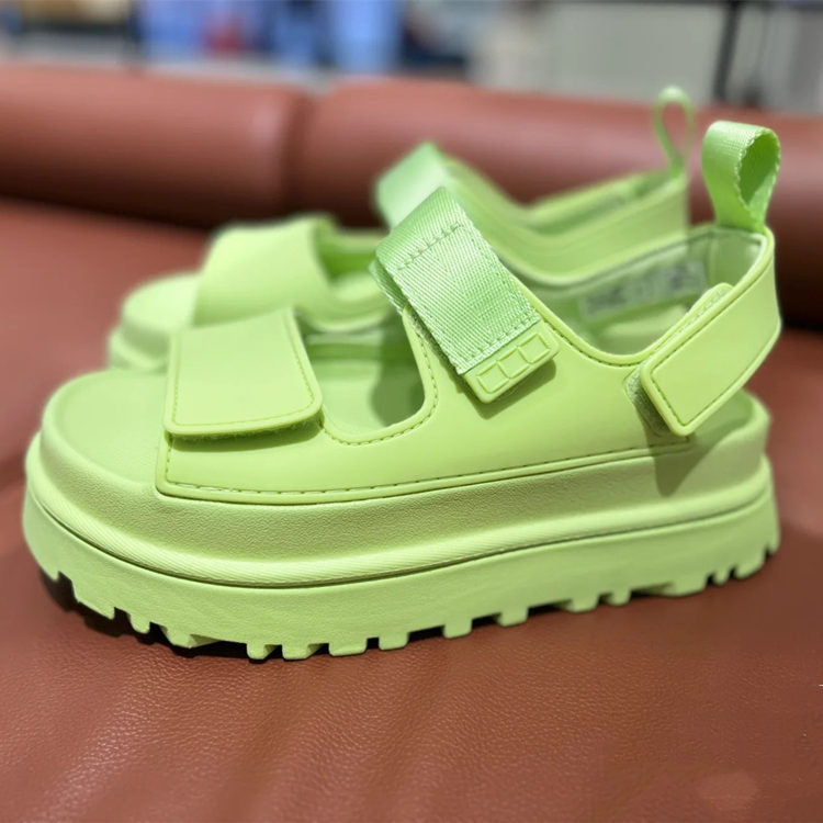 Sandalias chunky de mujer con tiras anchas y velcro – RUT
