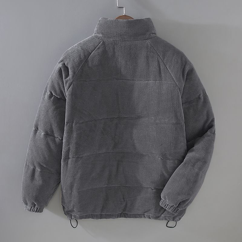 LEANDRO - Chaqueta acolchada con cremallera y bolsillos delanteros para hombre