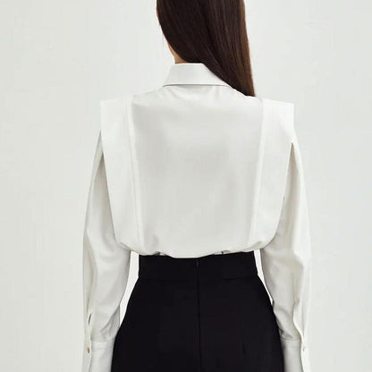 Mirella – Camisa clásica con botones para mujer