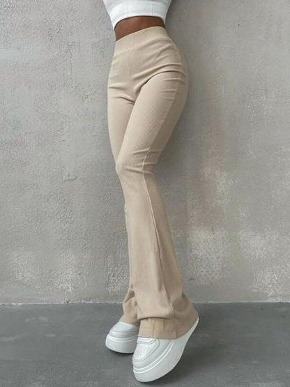 Armonía – Pantalón flare de cintura alta para mujer