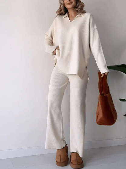 Marissa – Conjunto de dos piezas con top corto y falda midi para mujer