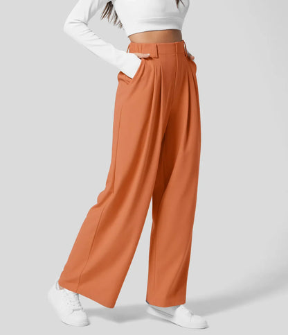 Palma – Pantalón de talle alto con pernera ancha para mujer