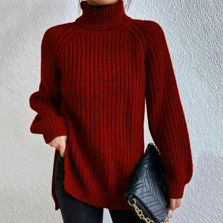 NERIDA - Suéter de cuello alto para mujer