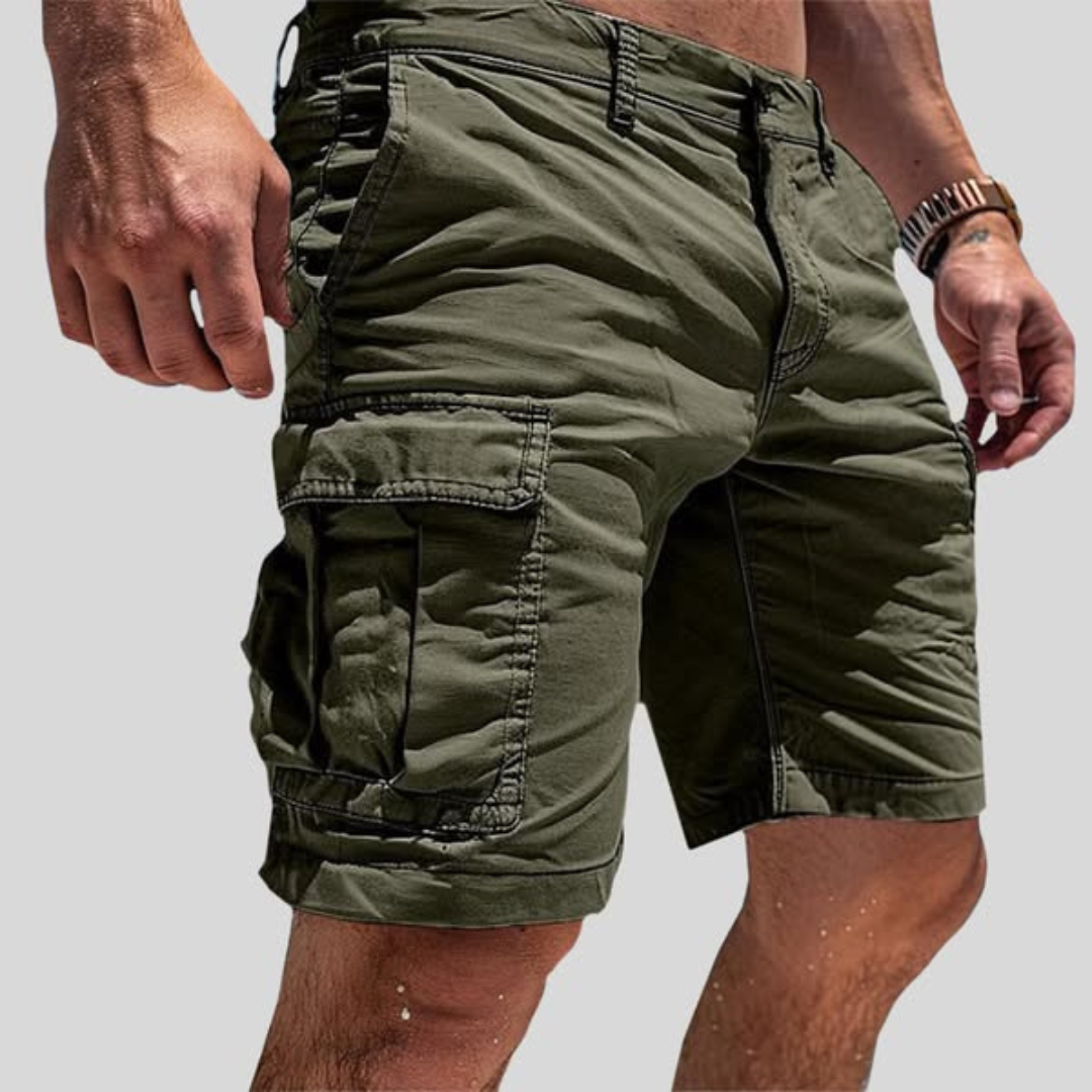 Bermuda cargo de hombre con corte relajado – DOMENICO