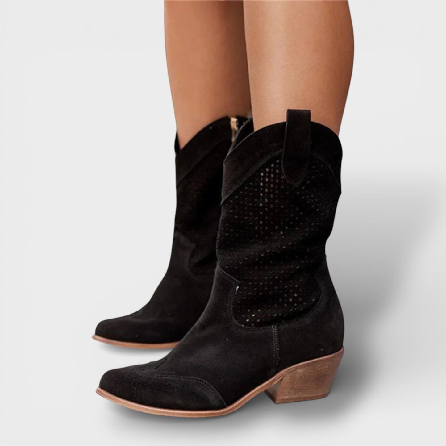 CARLA – Botas cowboy de mujer con cremallera lateral