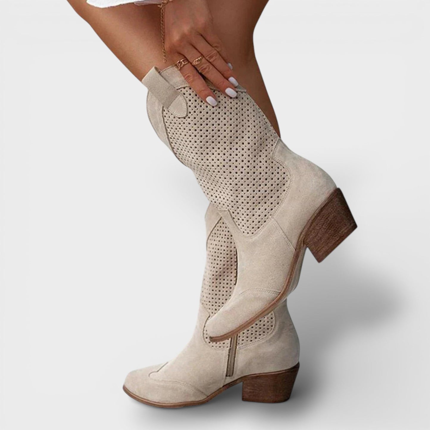 CARLA – Botas cowboy de mujer con cremallera lateral