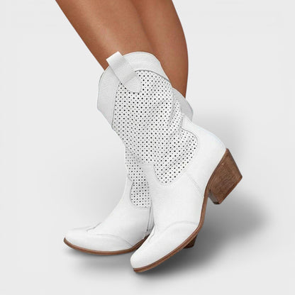 CARLA – Botas cowboy de mujer con cremallera lateral