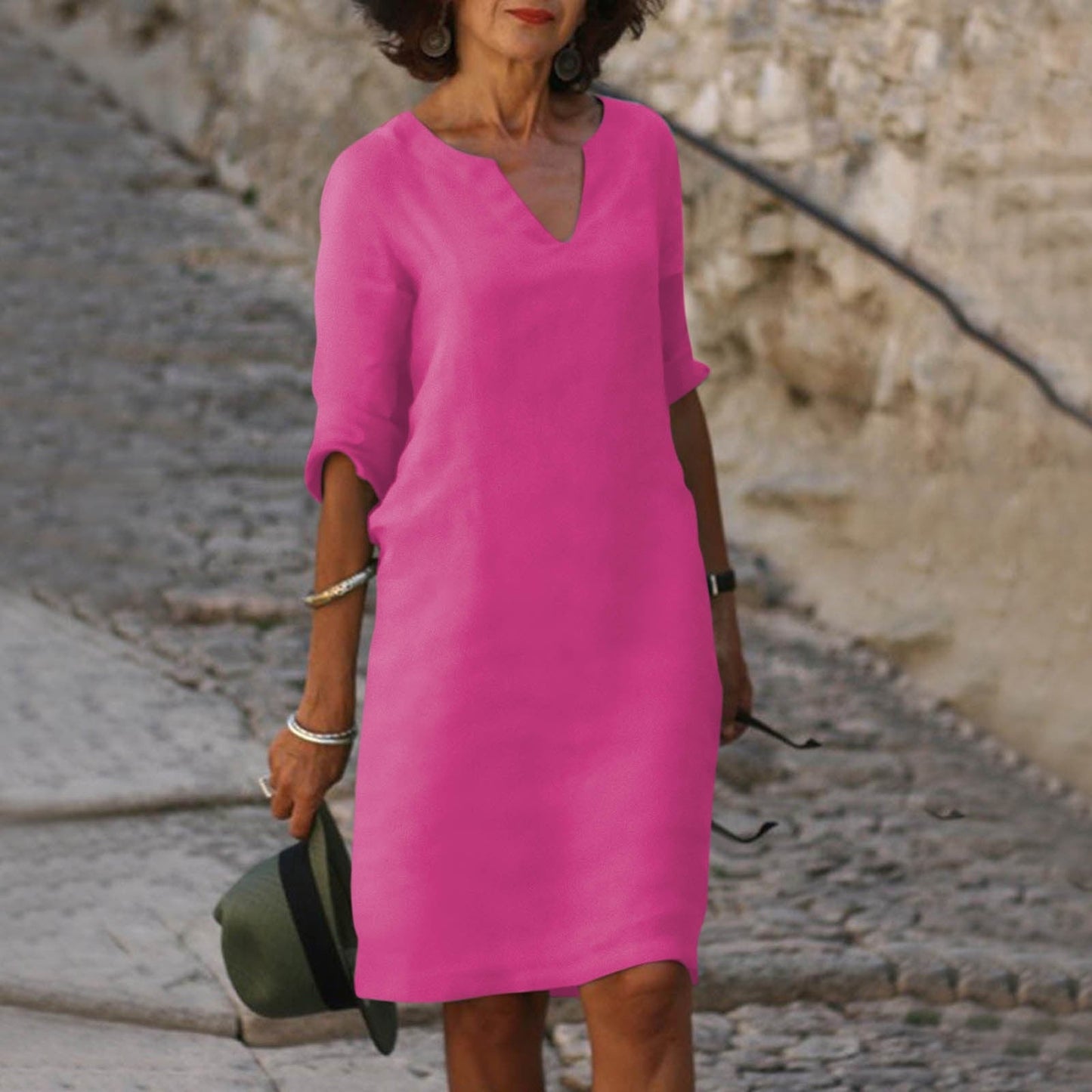 Vestido veraniego elegante para mujer, ligereza y frescura natural – Iris