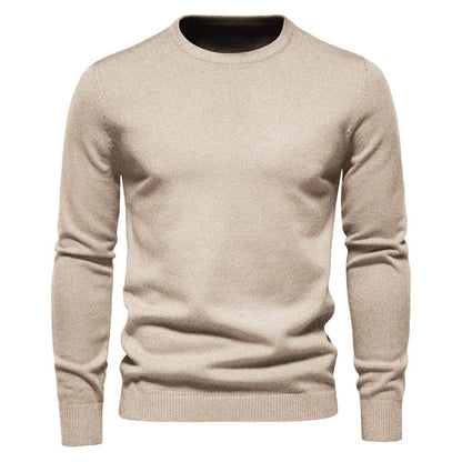 FELIX - Suéter de punto casual entallado para hombre