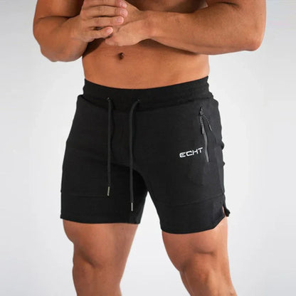 Tritón – Pantalones cortos deportivos para hombre con bolsillos y cordón ajustable