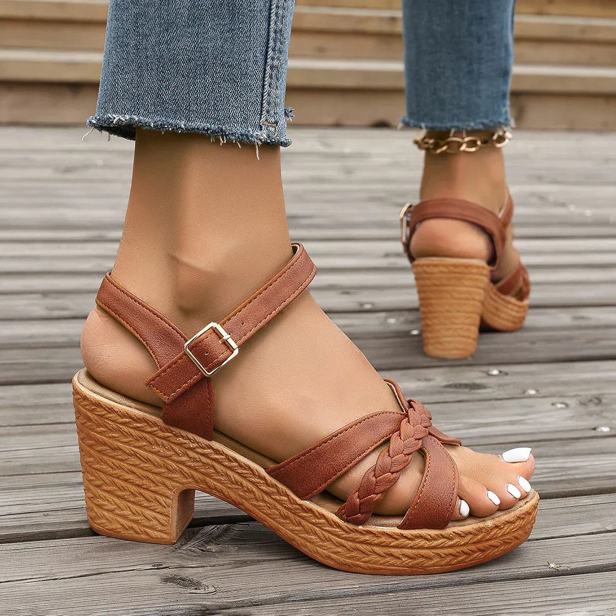 Sandalias ortopédicas con diseño elegante y ajuste personalizado – VERDANIA