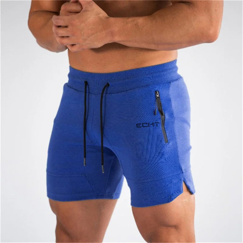Tritón – Pantalones cortos deportivos para hombre con bolsillos y cordón ajustable