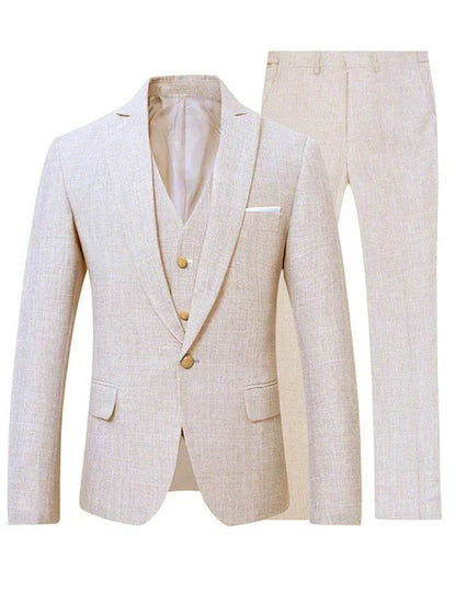 Conjunto masculino de blazer y pantalón slim fit – VESTARO